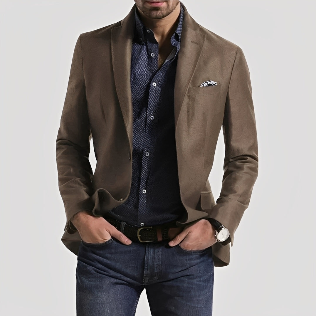 George - Blazer formal masculino com fecho de dois botões