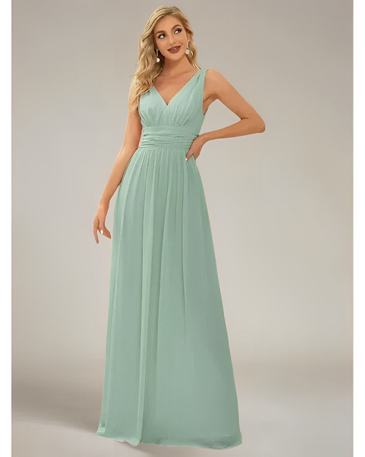 Estelle – Vestido Sem Mangas Decote V