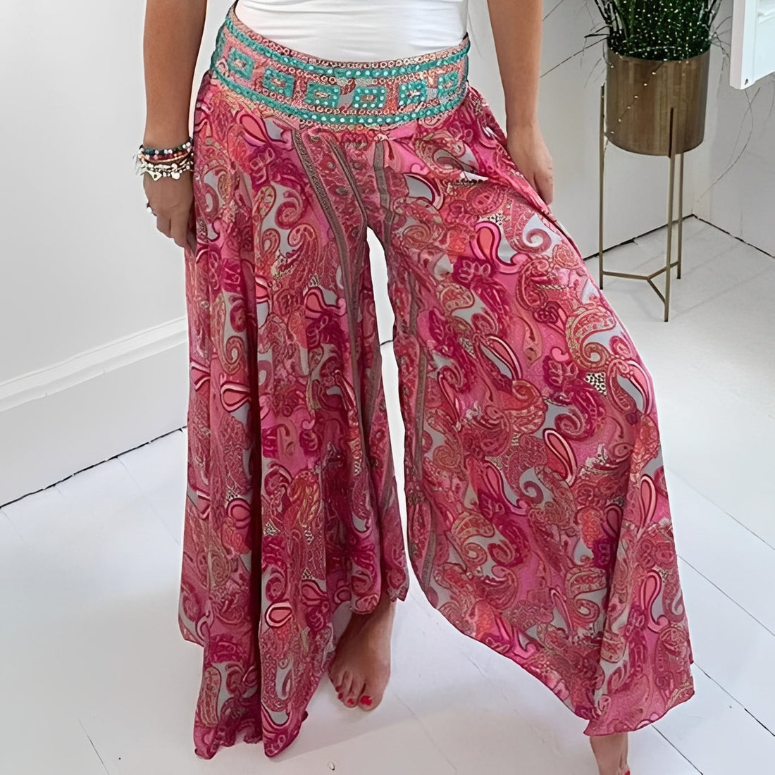 Jasmin - Saia elegante com estampa étnica para mulheres