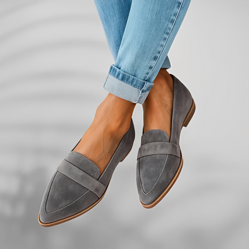 Thea - Sapatos femininos com bico fino para o dia a dia