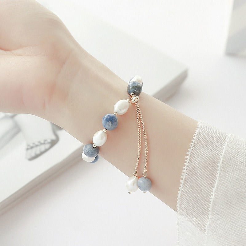 Kira – Bracelete elegante em pérolas do oceano