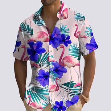 Philip - Camisa estilosa com estampa havaiana para homens