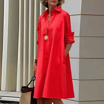 Maeva – Vestido-Camisa Moderno para Mulher