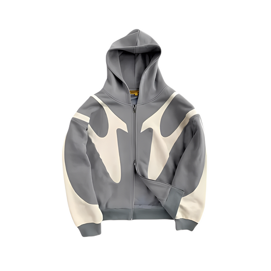Lloyd - Modern Sweatshirt with Zipper and Graphic Print for Men
