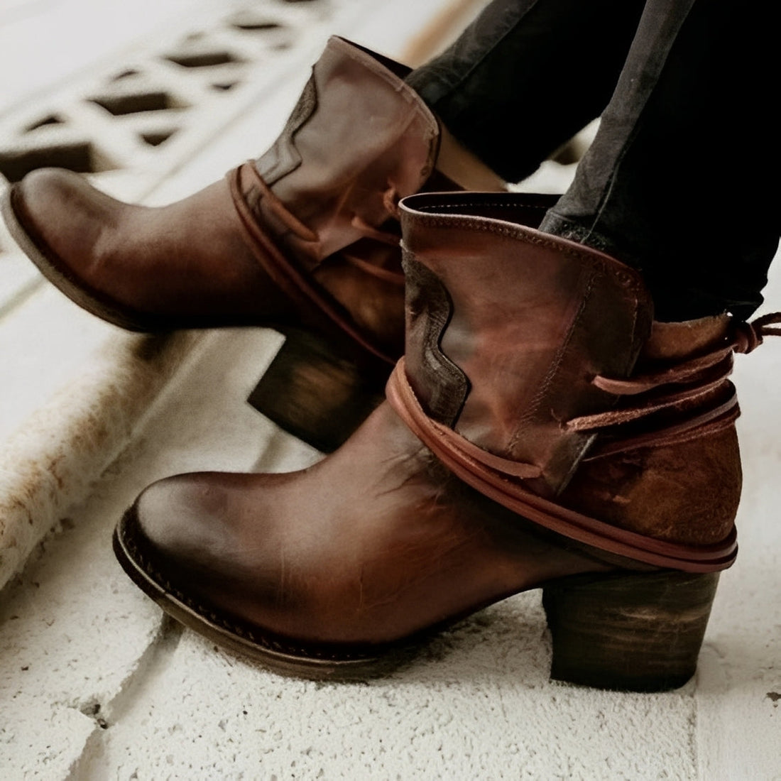 Jesse - Elegantes botas de salto alto para mulheres