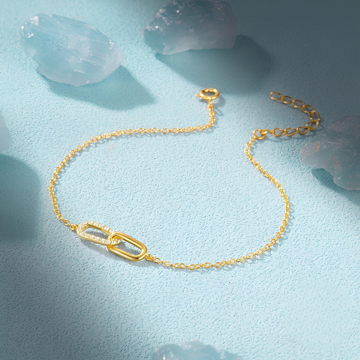 Rina – Bracelete com maillons brilhantes