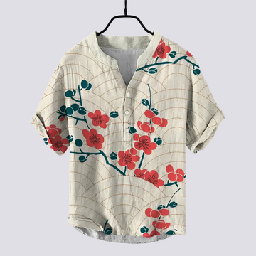 Fiona - Camiseta estilosa com estampa artística para mulheres