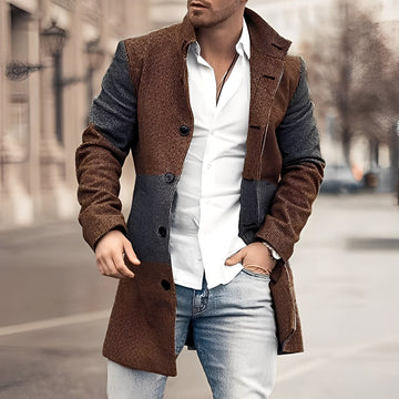 Guillaume - Casaco masculino longo clássico
