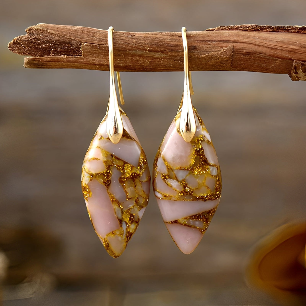 Lucie – Brincos em pedra natural