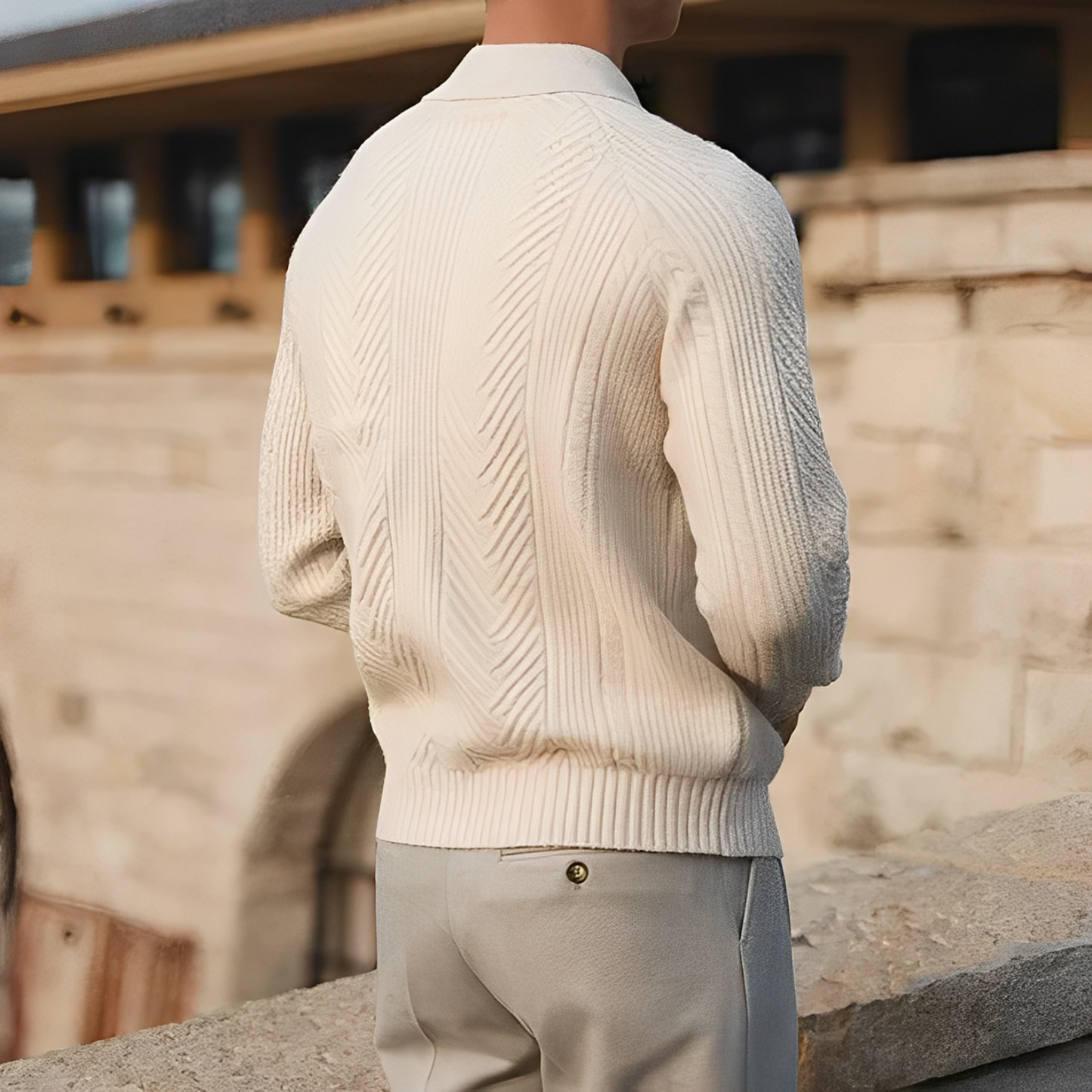 Darius – Knitted Sweater with Long Sleeves