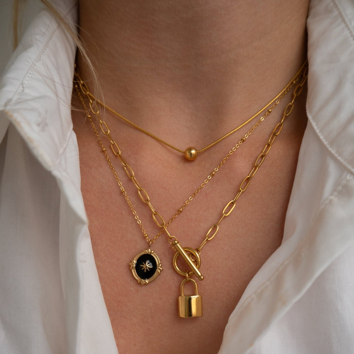 Goodlove - Colar com pendente de cadeado