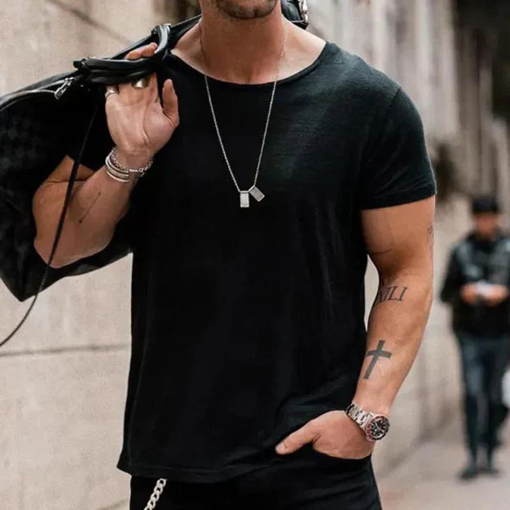 Lennon – Camiseta Diária Descontraída com Corte Confortável