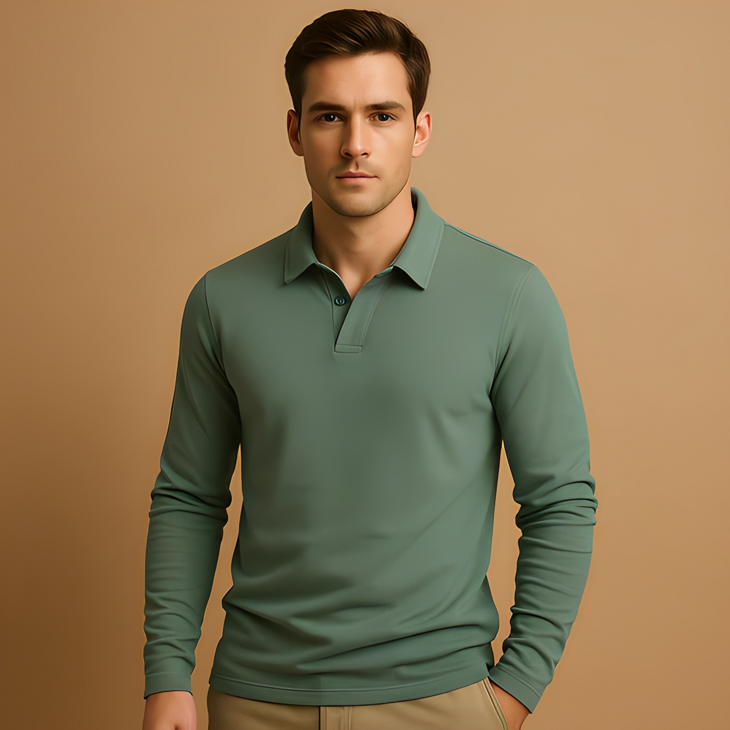 Abrence - Long-sleeved casual shirt for men