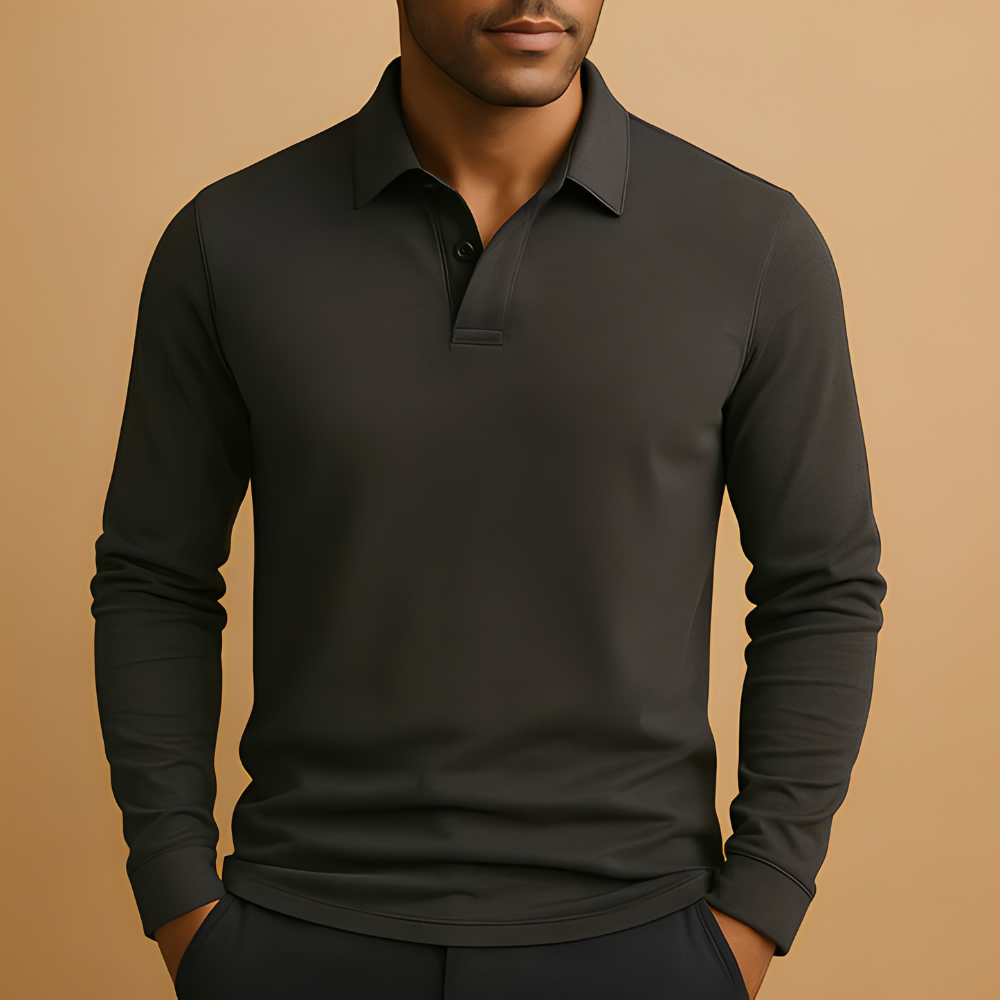 Abrence - Long-sleeved casual shirt for men
