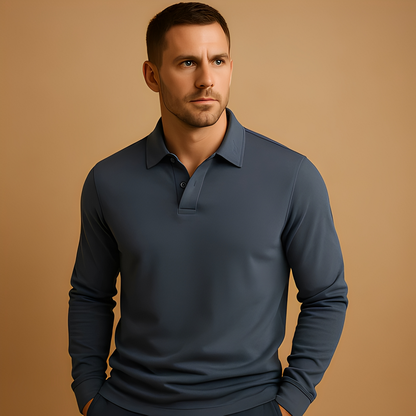 Abrence - Long-sleeved casual shirt for men