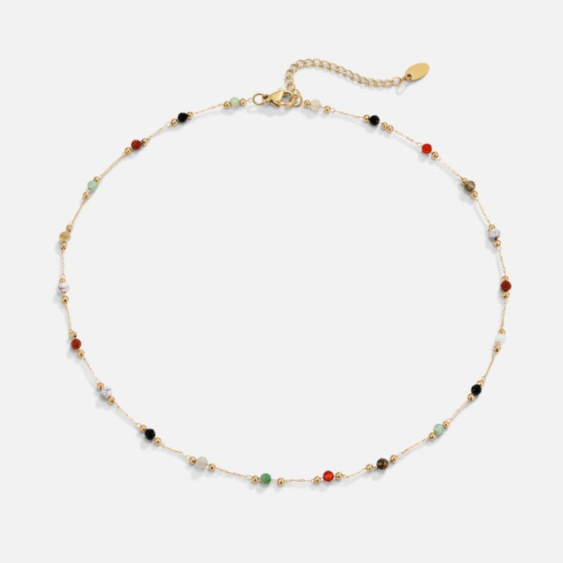 Lala - Colar com pérolas e pedras