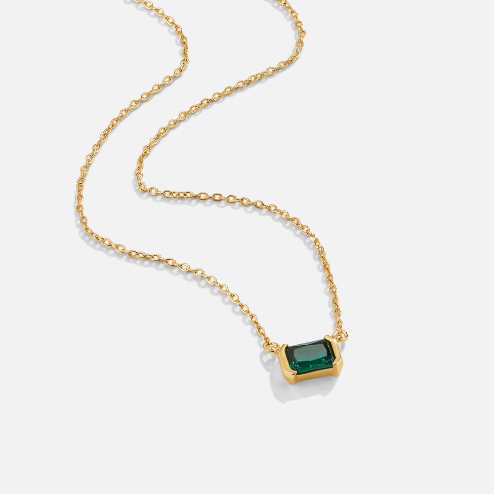 Moni – Colar em esmeralda verde