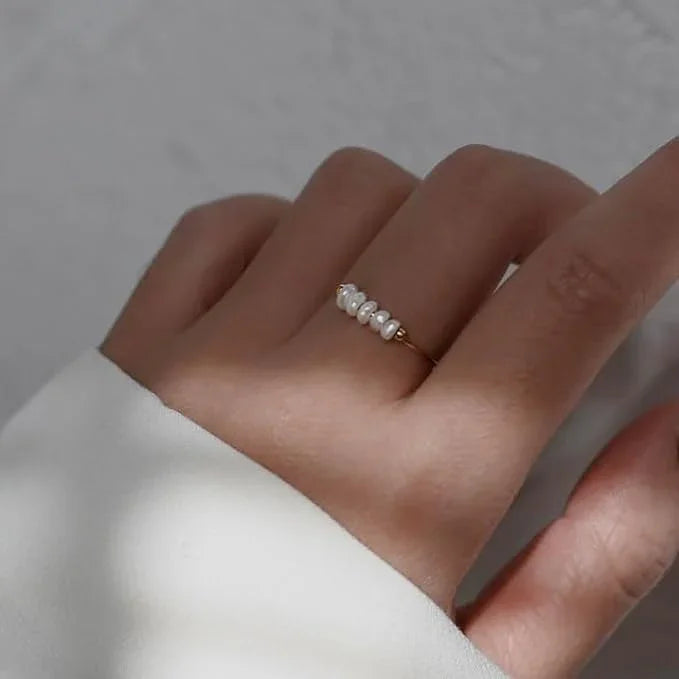 Miori – Bague em pérola natural em ouro