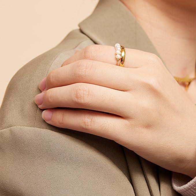 Miori – Bague em pérola natural em ouro