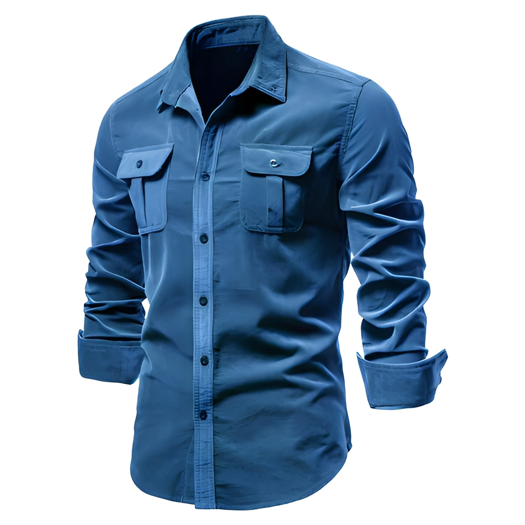 Blake - Camisa casual de mangas longas para homem