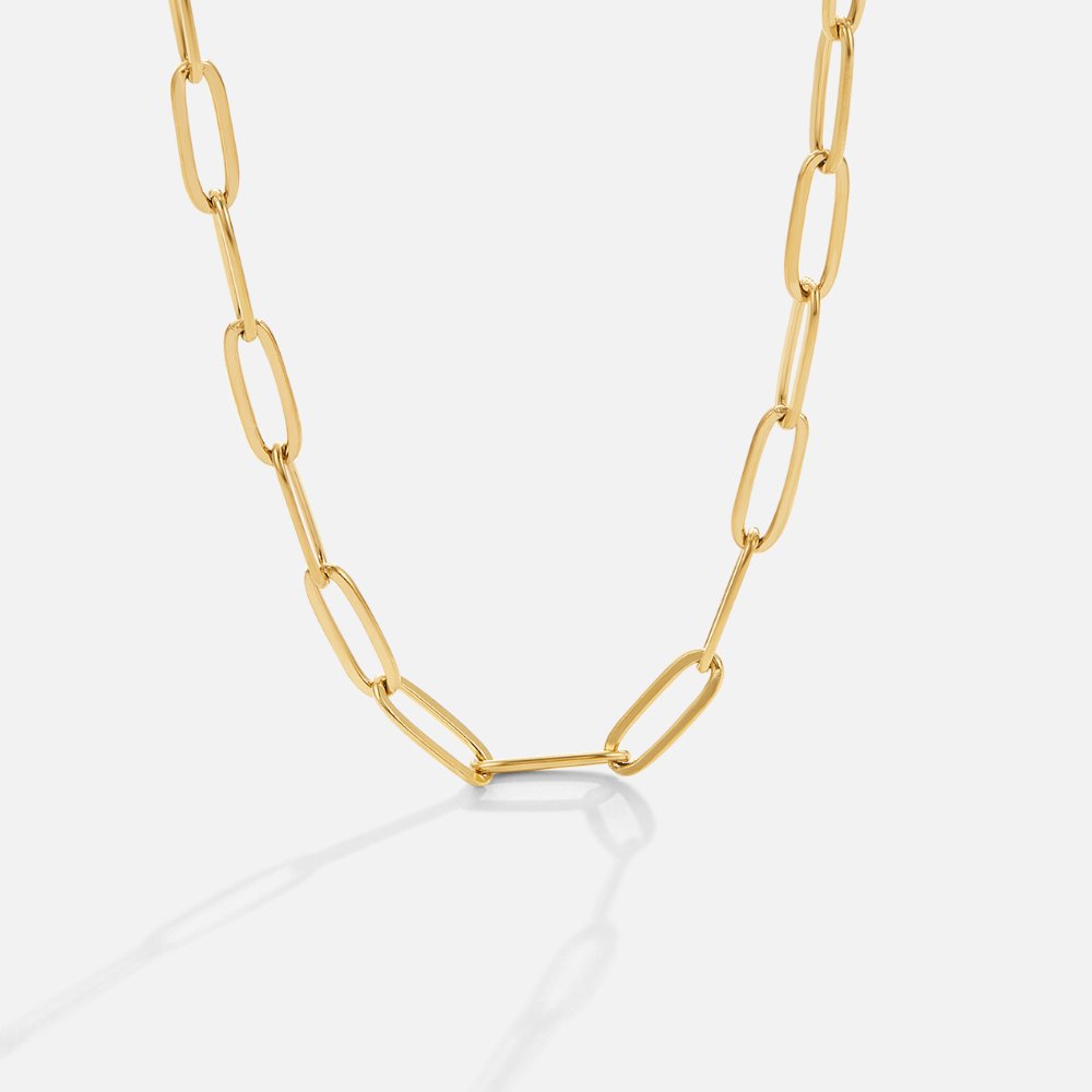 Mara – Colar clip dourado