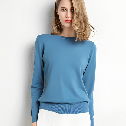 Kerren - Suéter clássico e quente para mulheres