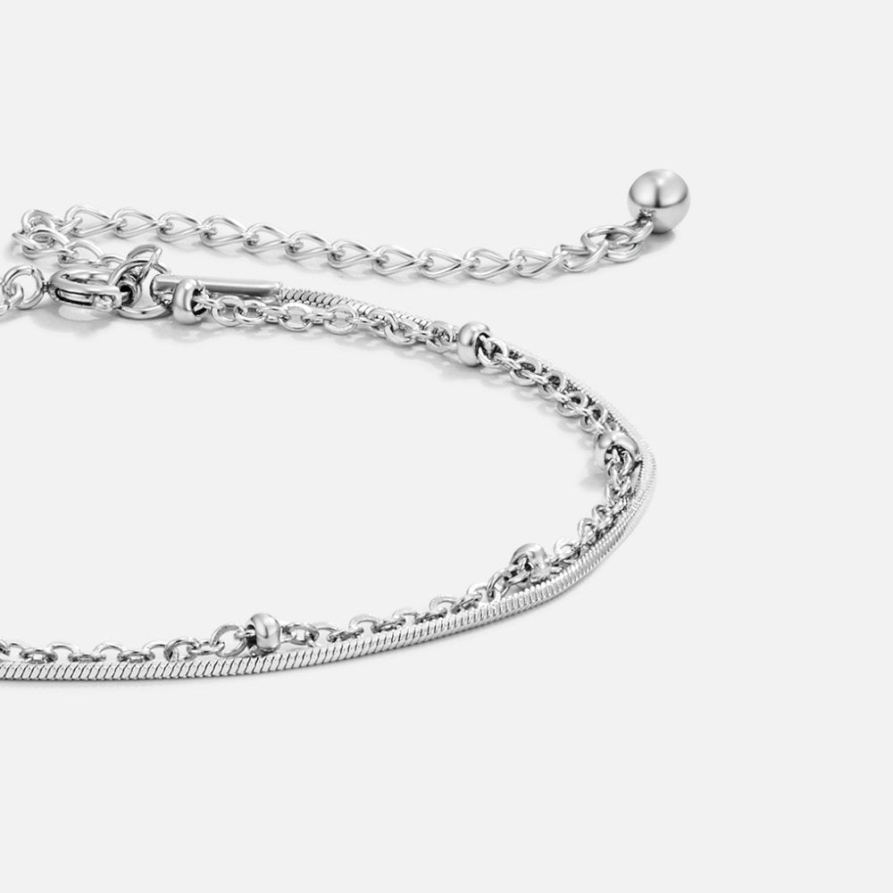 Oya - Bracelete em prata a várias camadas
