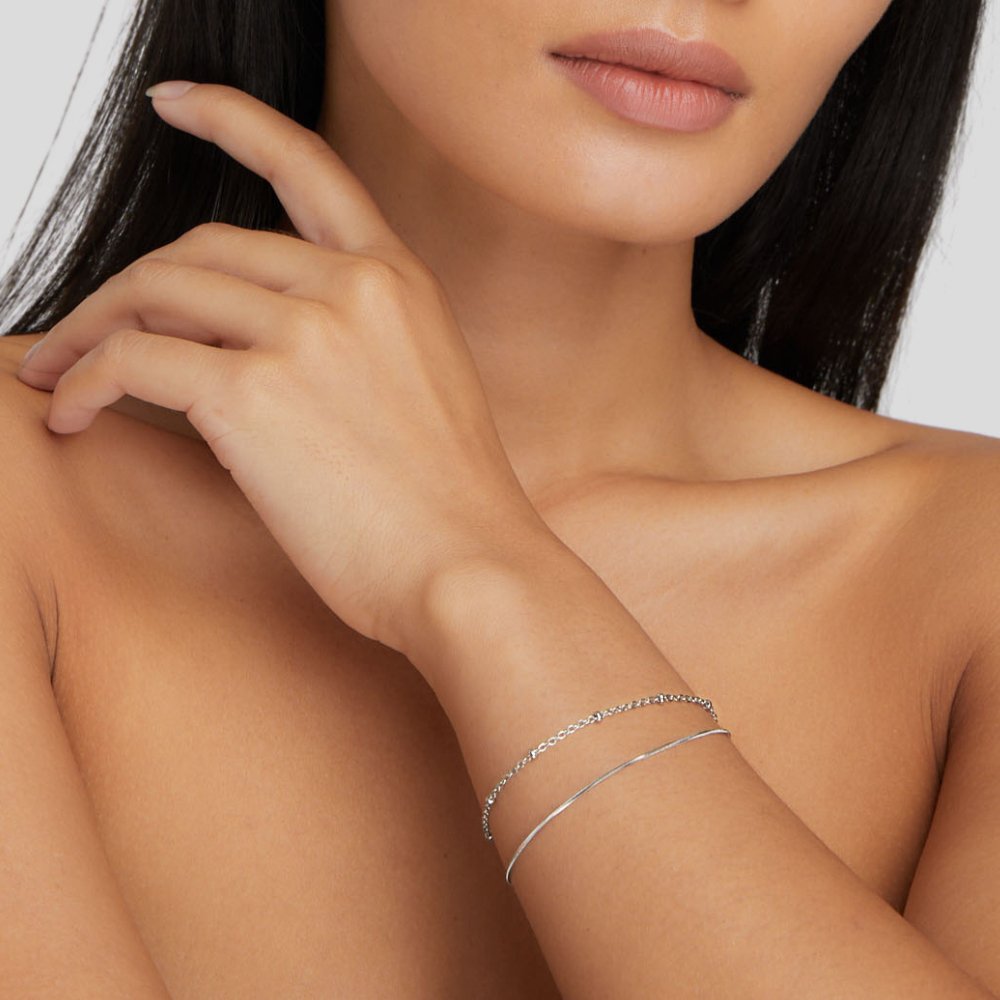 Oya - Bracelete em prata a várias camadas