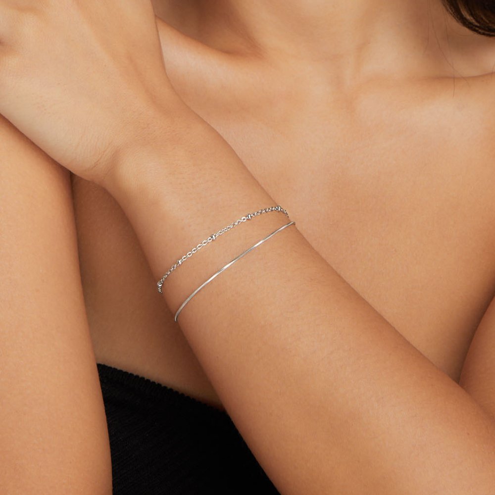 Oya - Bracelete em prata a várias camadas
