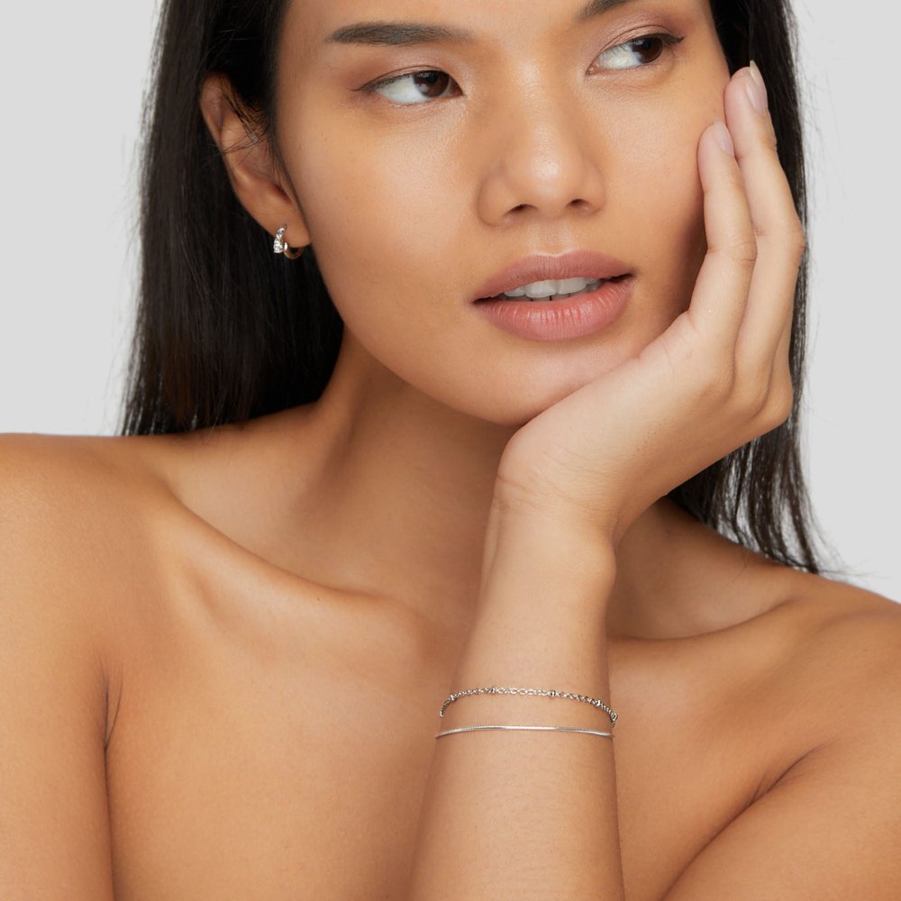 Oya - Bracelete em prata a várias camadas
