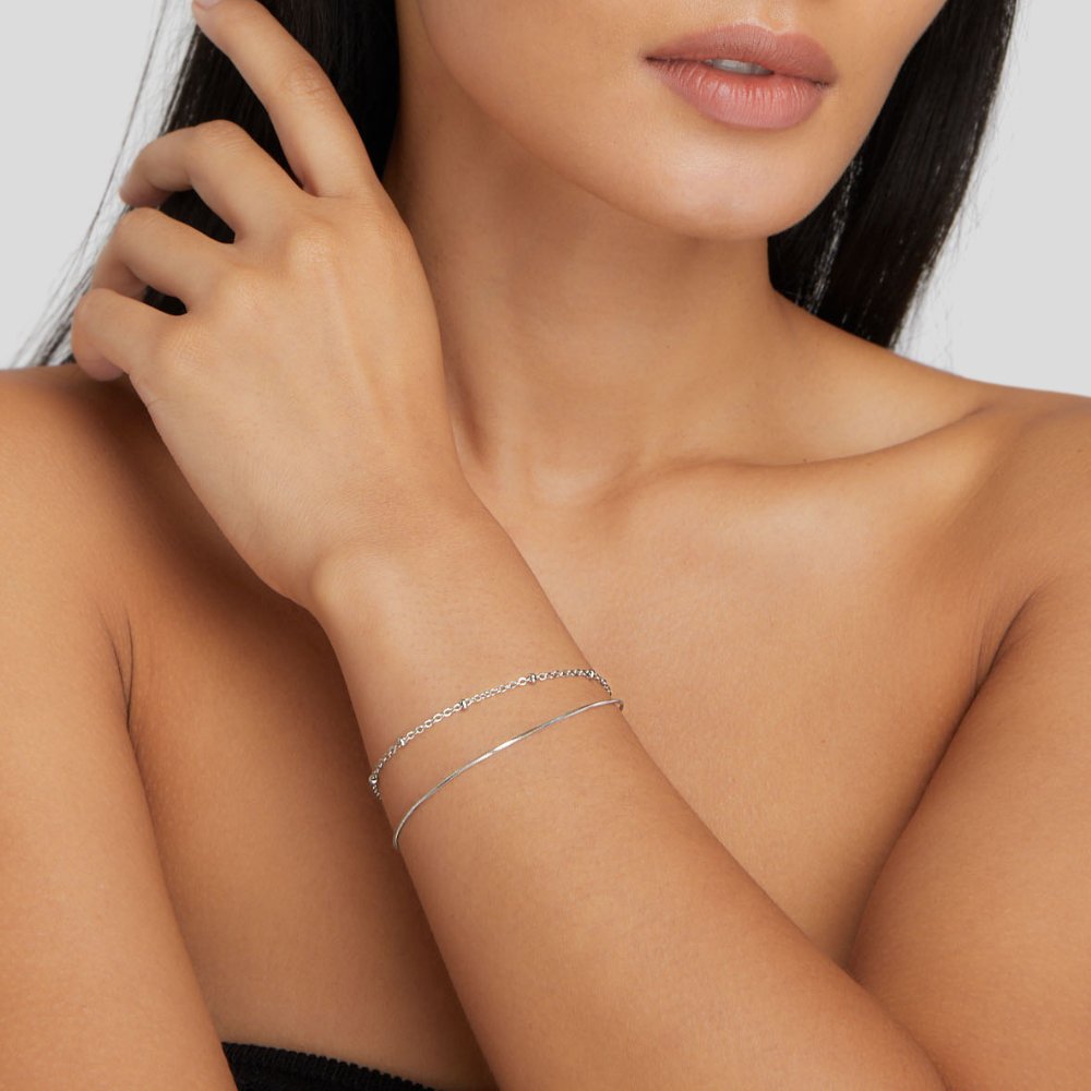 Oya - Bracelete em prata a várias camadas