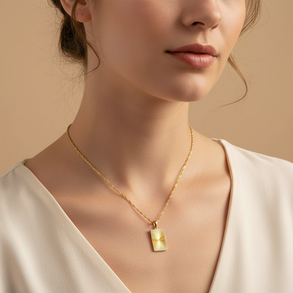 Aurelie – Colar sol com medalha