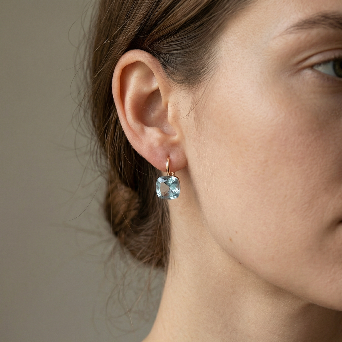 Manon – Brincos azuis vintage
