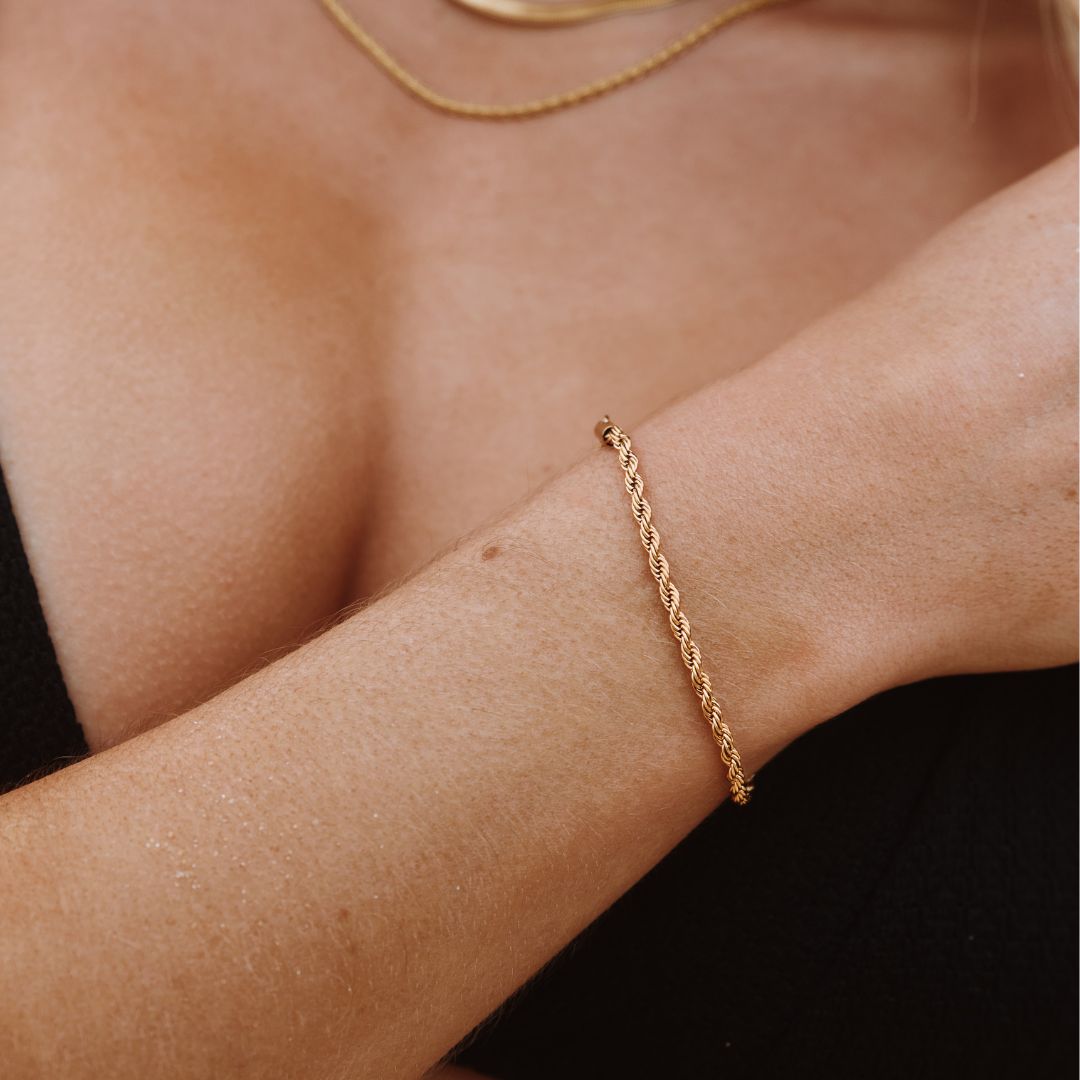 Calvi – Bracelet com cadeia trançada