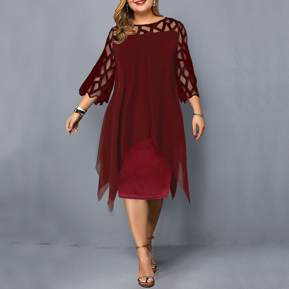 Annika – Vestido com mangas recortadas e corte feminino