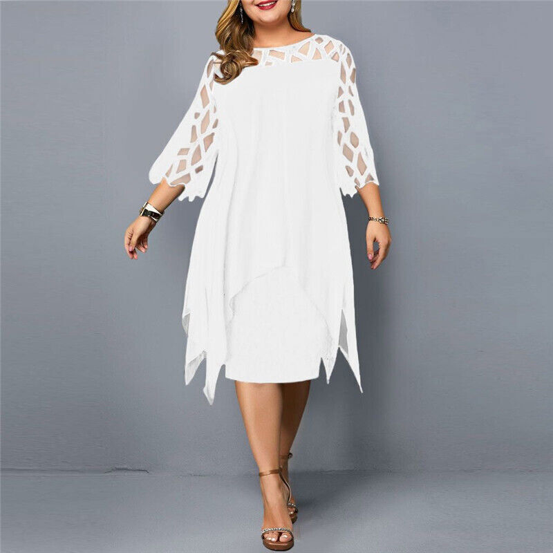 Annika – Vestido com mangas recortadas e corte feminino