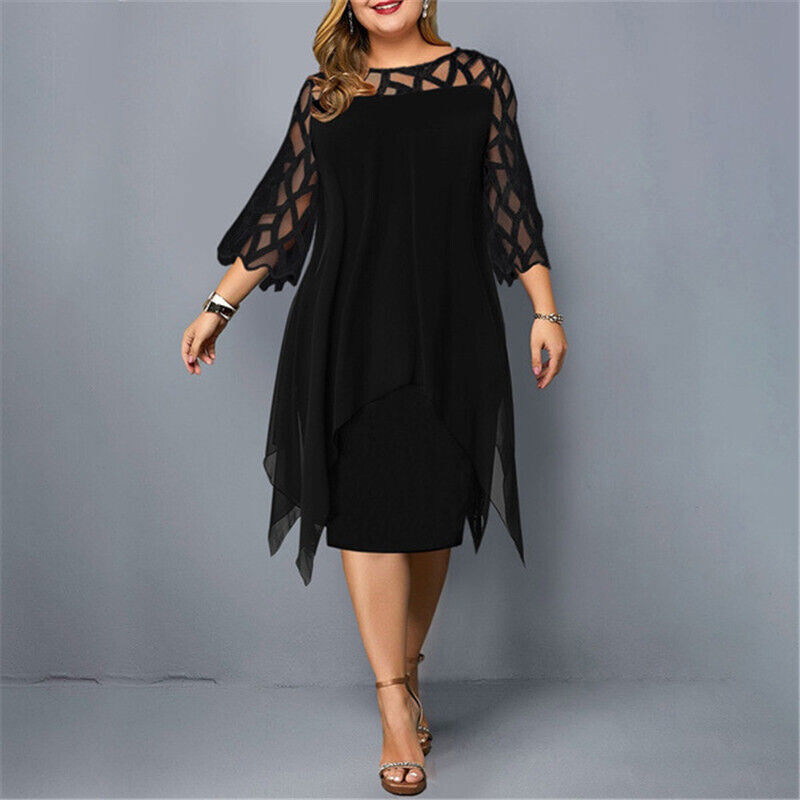 Annika – Vestido com mangas recortadas e corte feminino