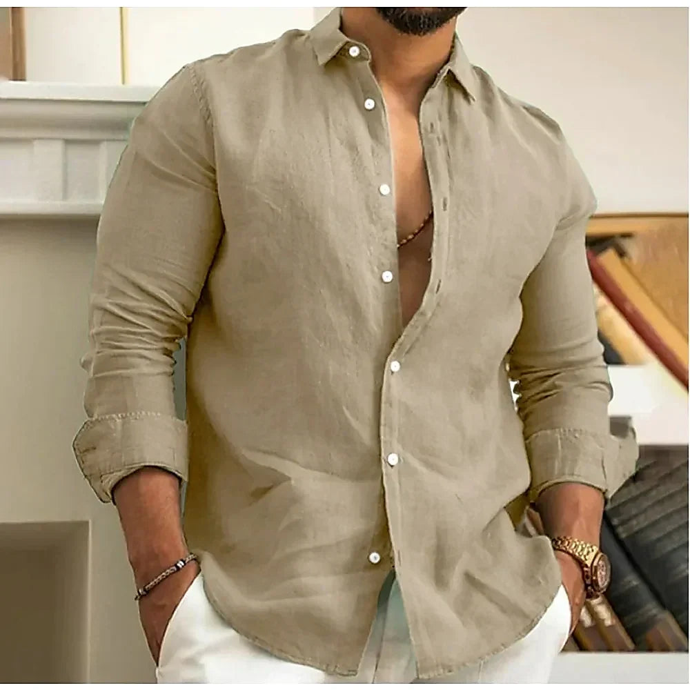 Ronnie - Camisa leve e arejada para homens