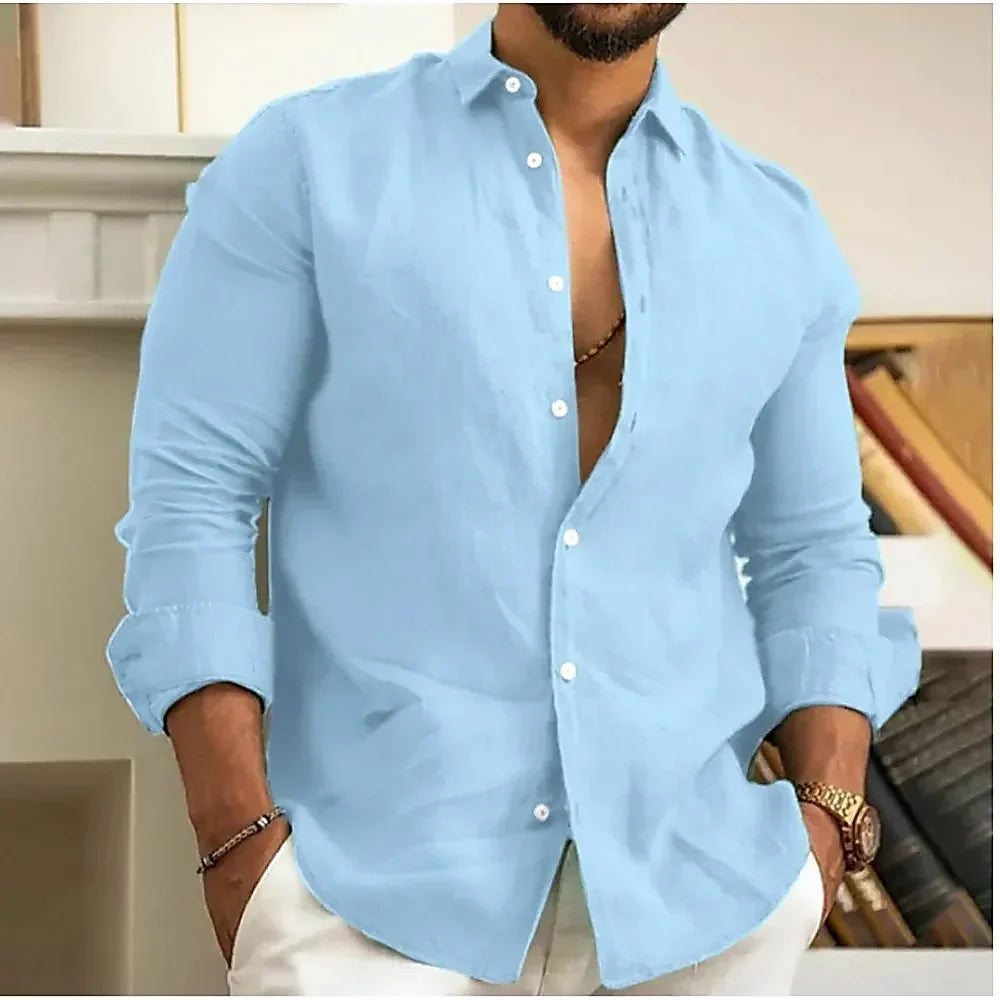 Ronnie - Camisa leve e arejada para homens