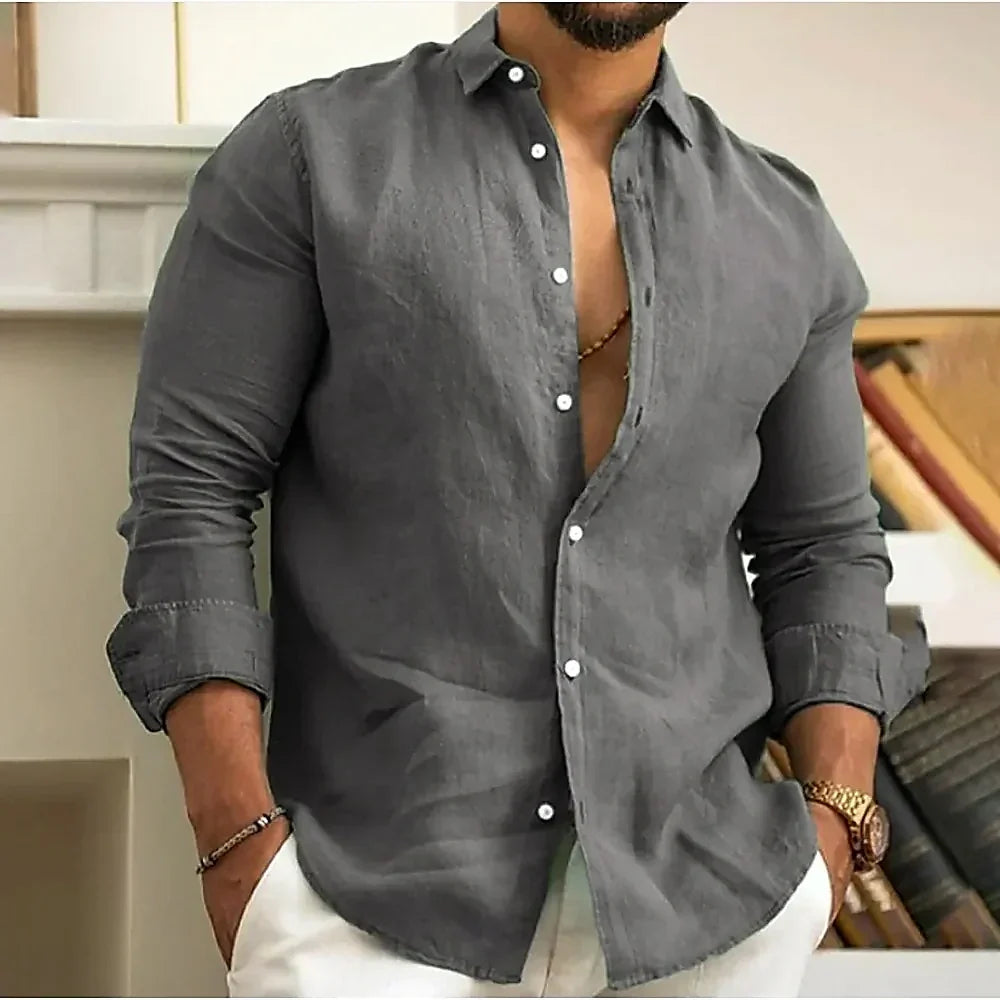 Ronnie - Camisa leve e arejada para homens