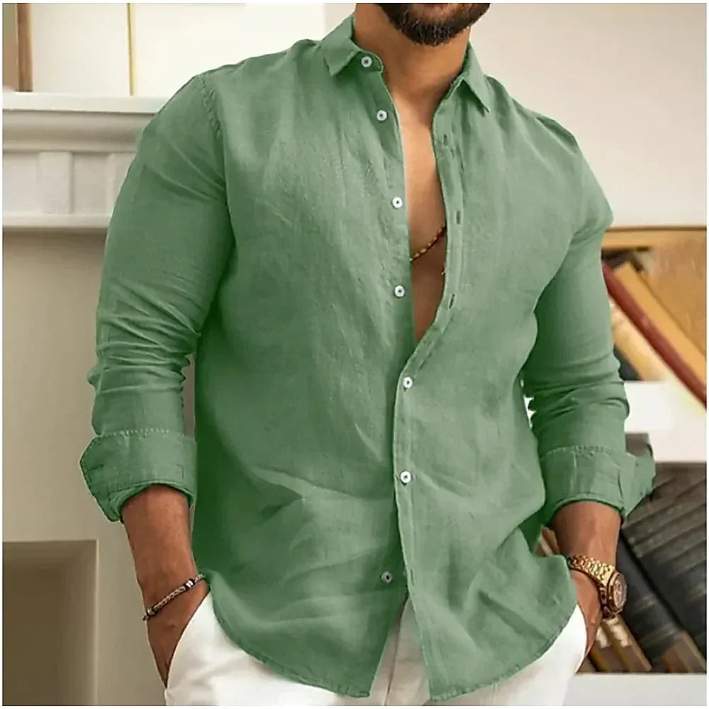 Ronnie - Camisa leve e arejada para homens