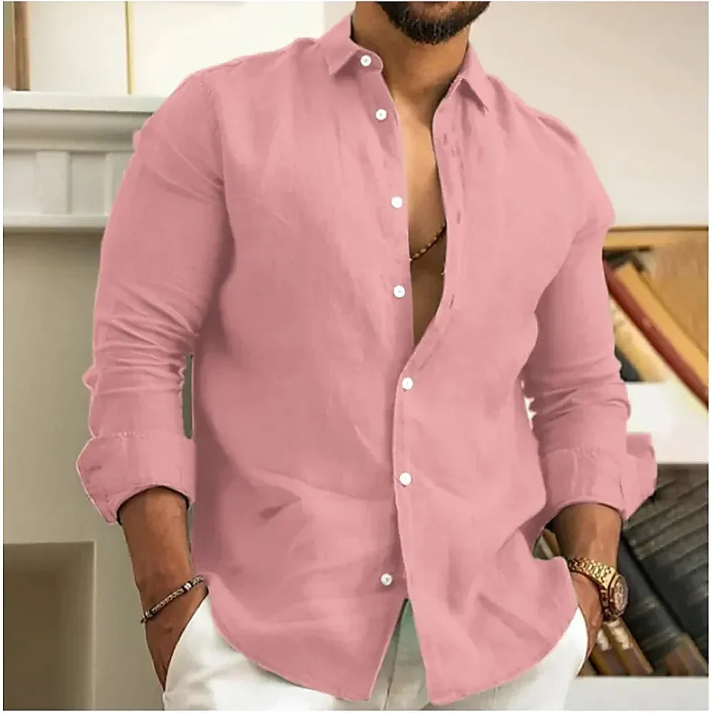 Ronnie - Camisa leve e arejada para homens