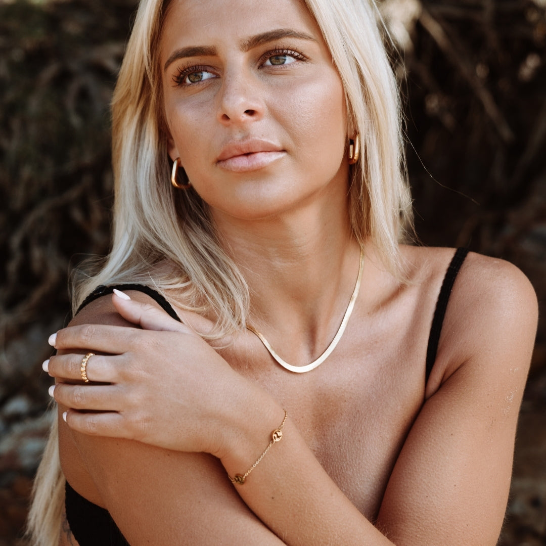 Kauai – Colar Herringbone resistente à água