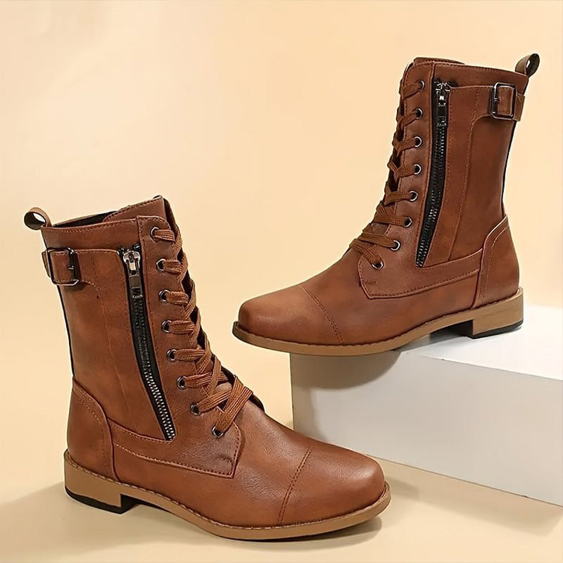 Bella - Botas de amarrar elegantes
