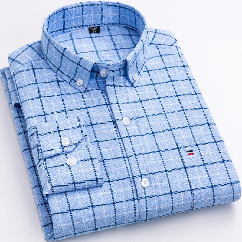 Louis – Camisa Xadrez Casual Masculina