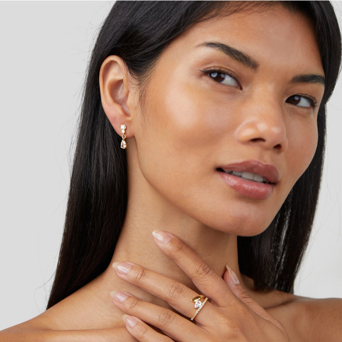 Yarina - Brincos em forma de gota
